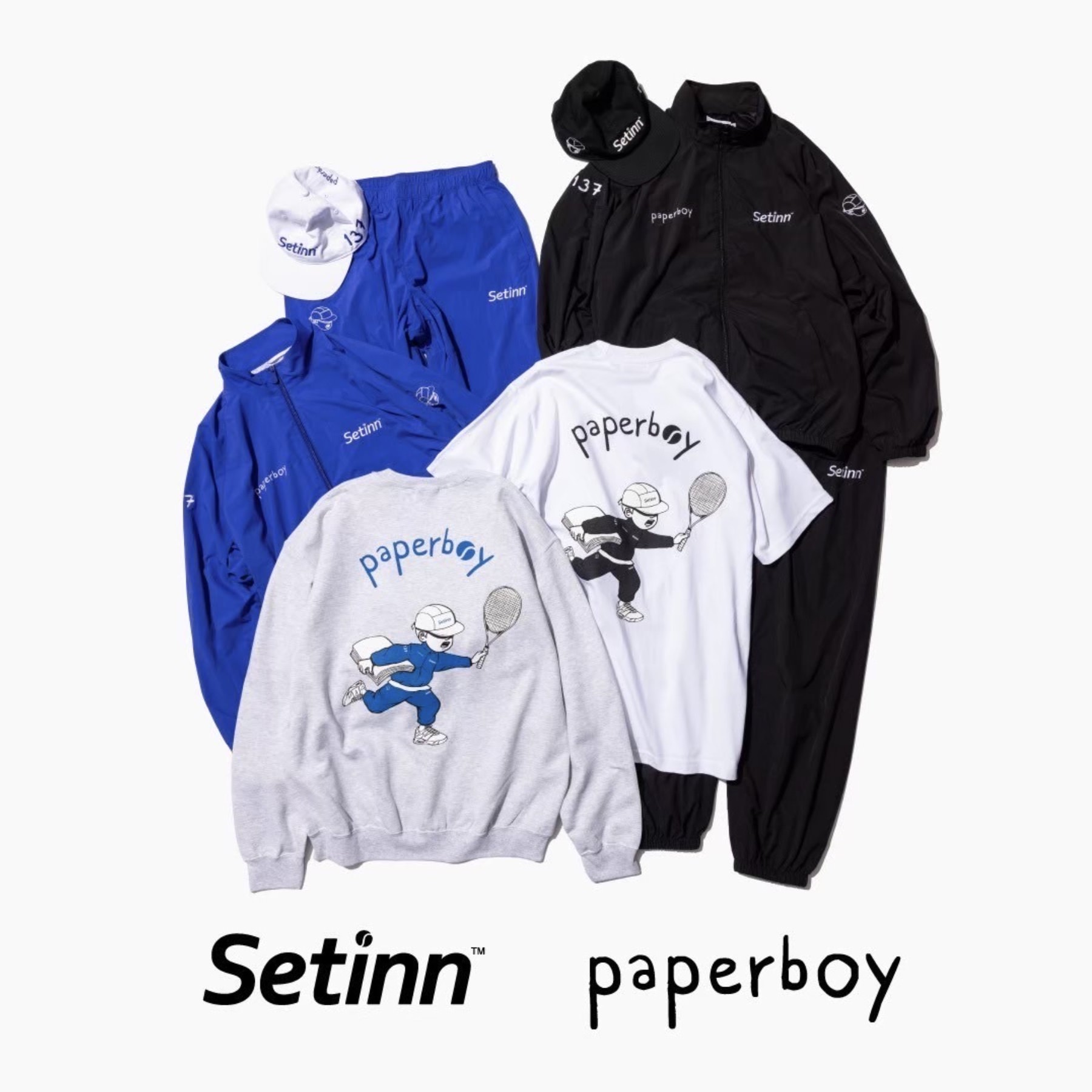 Setinn paperboy ナイロンジャケット・パンツセット Setinn PaperBoy 